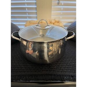 SCHULTE-UFER Premium Quality Stainless‎ Steel Qt 2110~ Soup Pot with Lid